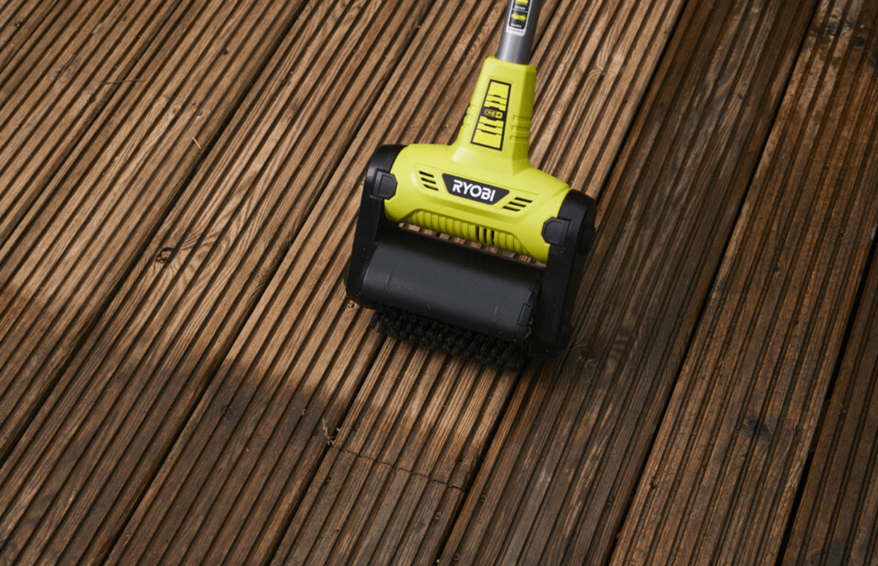 Garden tool in use