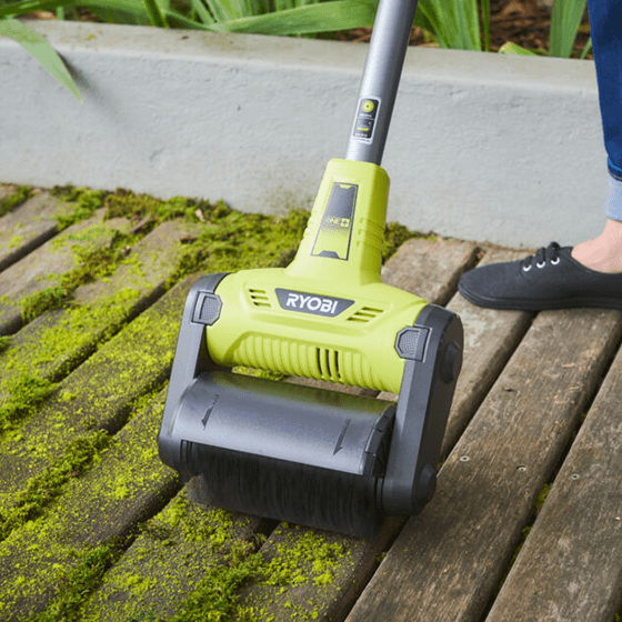 Cleaner in use