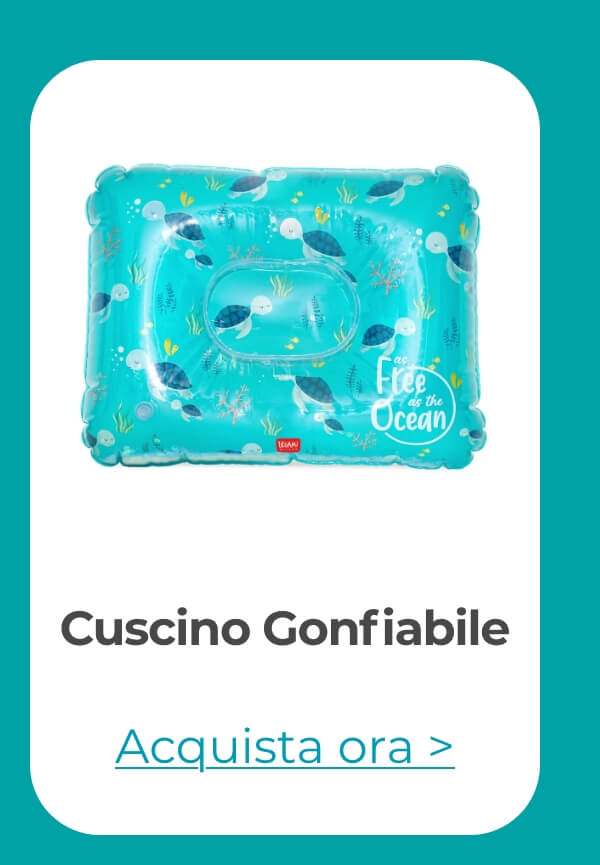 Cuscino Gonfiabile - Good Vibes SEA TURTLE