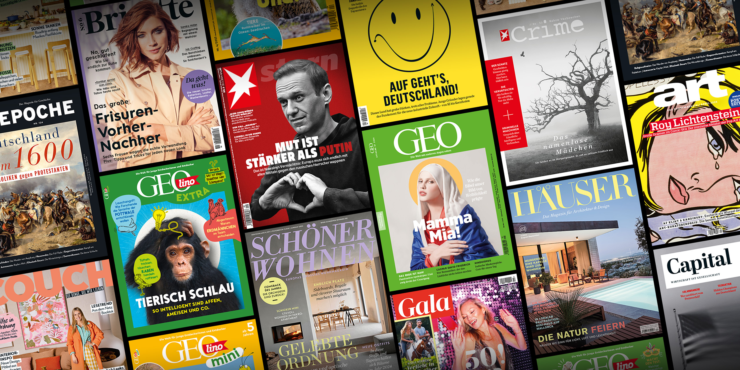 Symbolbild der vom dpv verwalteten Magazine