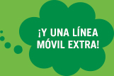 ¡Y una línea móvil extra!