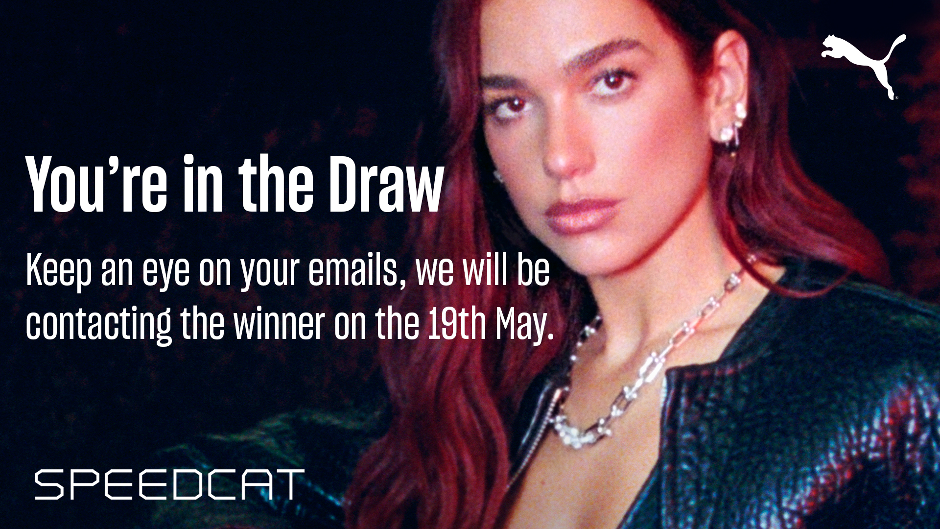 You're in the Draw!